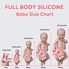  12"&16" Full Liquid Solid Platinum Silicone Baby Doll, No Joint More Flexible Realistic Reborn Baby with Realistic Belly Button and Birth Mark - RBBI-Myrebornbabydoll® Myrebornbabydoll®