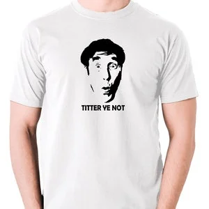 pornhint Pornhint Frankie - Titter Ye Not - T Shirt Cool Classic Vintage TV Show Comedy Tee Men's TShirt Birthday Christmas Fathers Day