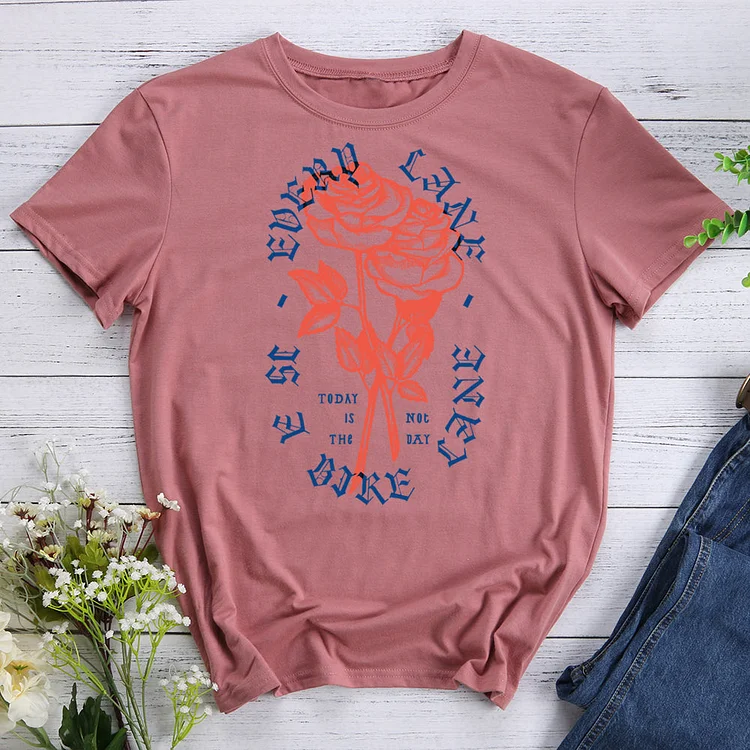 ANB - Rose Flower T-Shirt-614165