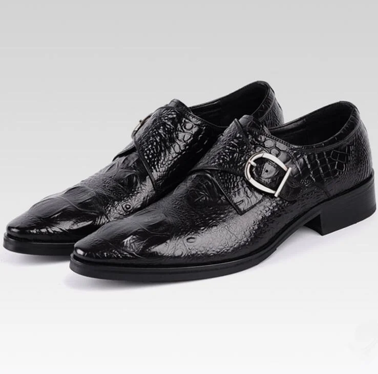 new business men Oxfords shoes Office Wedding men's leather shoes Men Dress Shoes Large size odile pattern 896