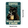 Cat - Metal Tin Signs(8*12Inch/12*16Inch) - Animal