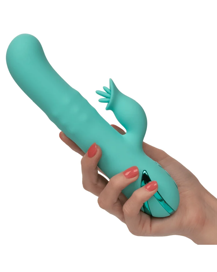 pornhint Pornhint California Dreaming Bel Air Bombshell Flickering And Rotating G-Spot Rabbit Vibrator