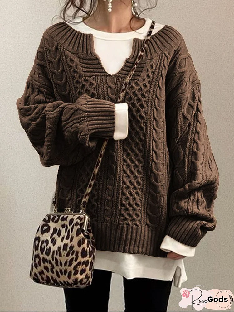 Long Sleeve Vintage Sweater