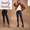 Women Stretch-Fit Faux Leather Pants