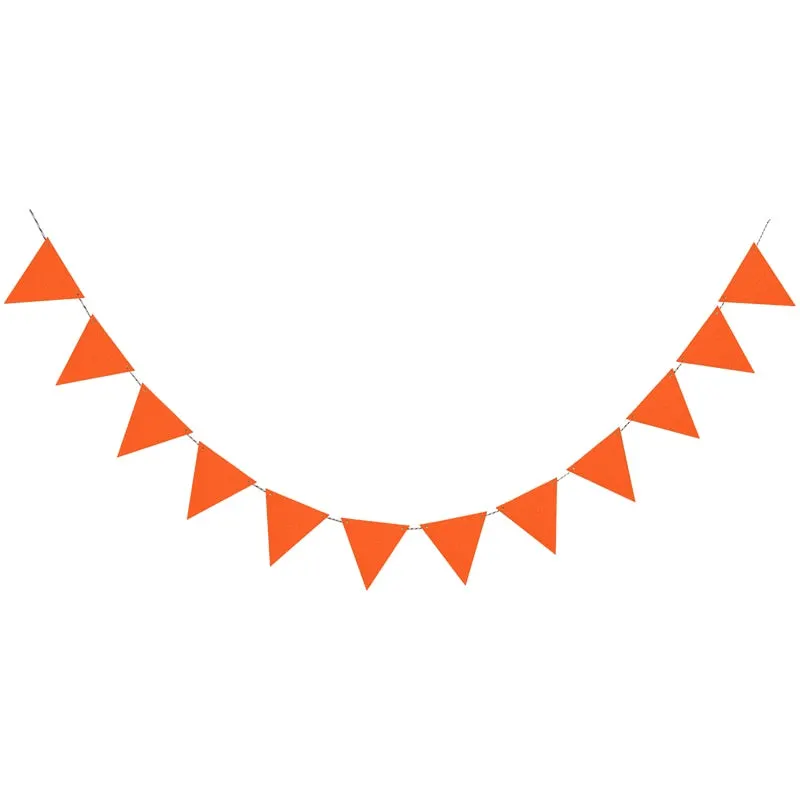 Multicolor Non-woven Pennants Bunting Banner Wedding/Valentine's day/birthday party Flags Hang Garland Decoration Supplies cheap