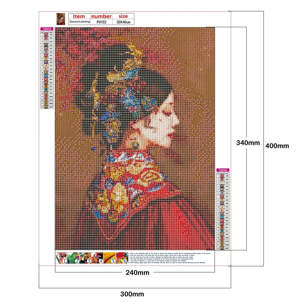 Diamond Painting - Full Round Drill - Beauty(30*40cm)