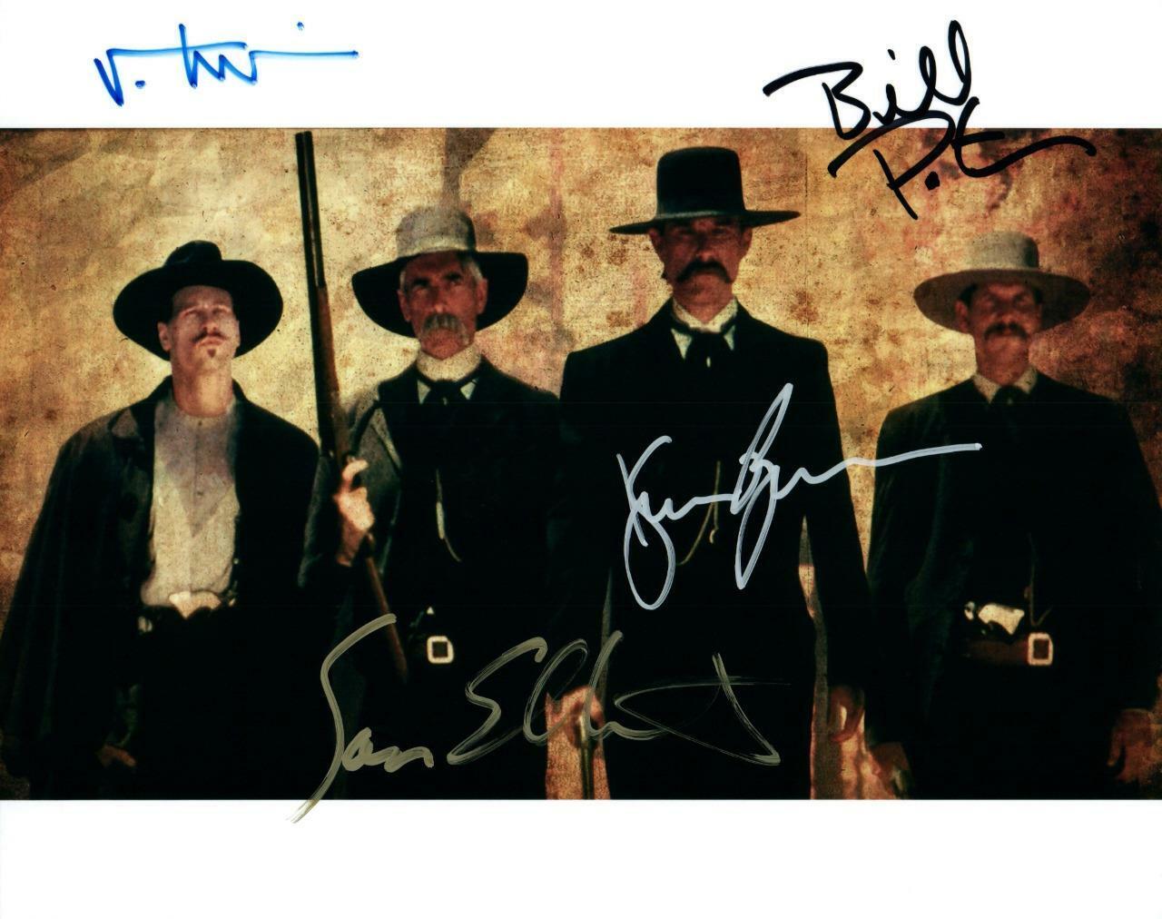 Tombstone Cast Kilmer Russell +2 autographed 8x10 Picture signed Photo Poster painting and COA