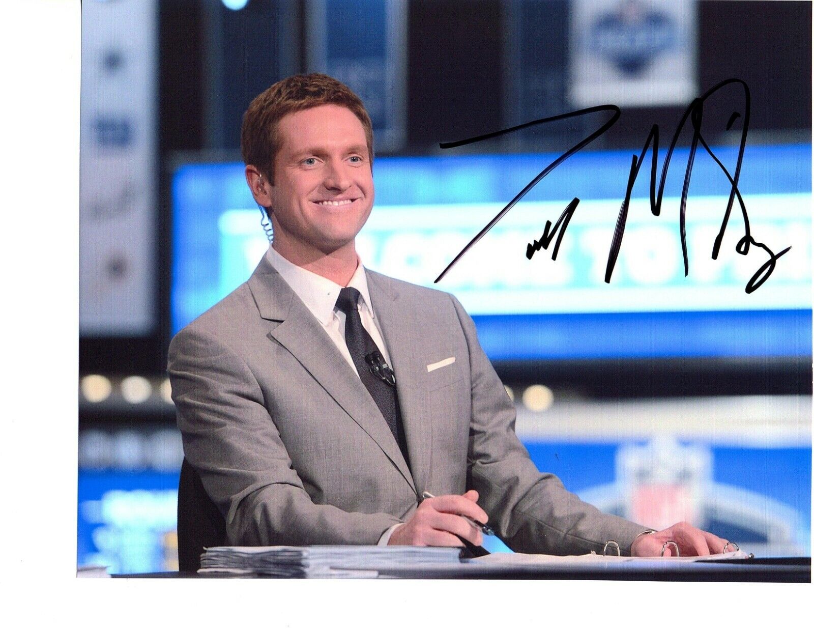 Todd McShay ESPN Draft College Football Analyst signed autographed 8x10 Photo Poster painting c