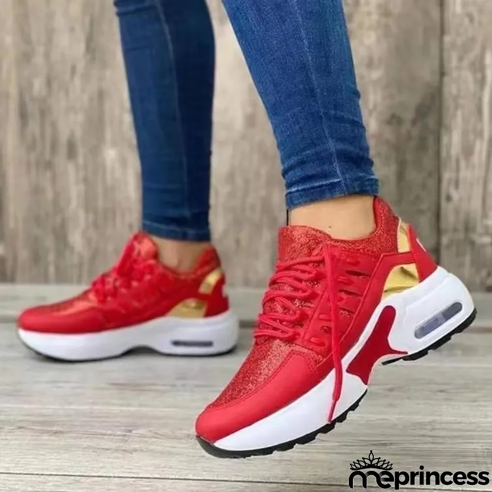 Women lace-up mesh Sports shoes