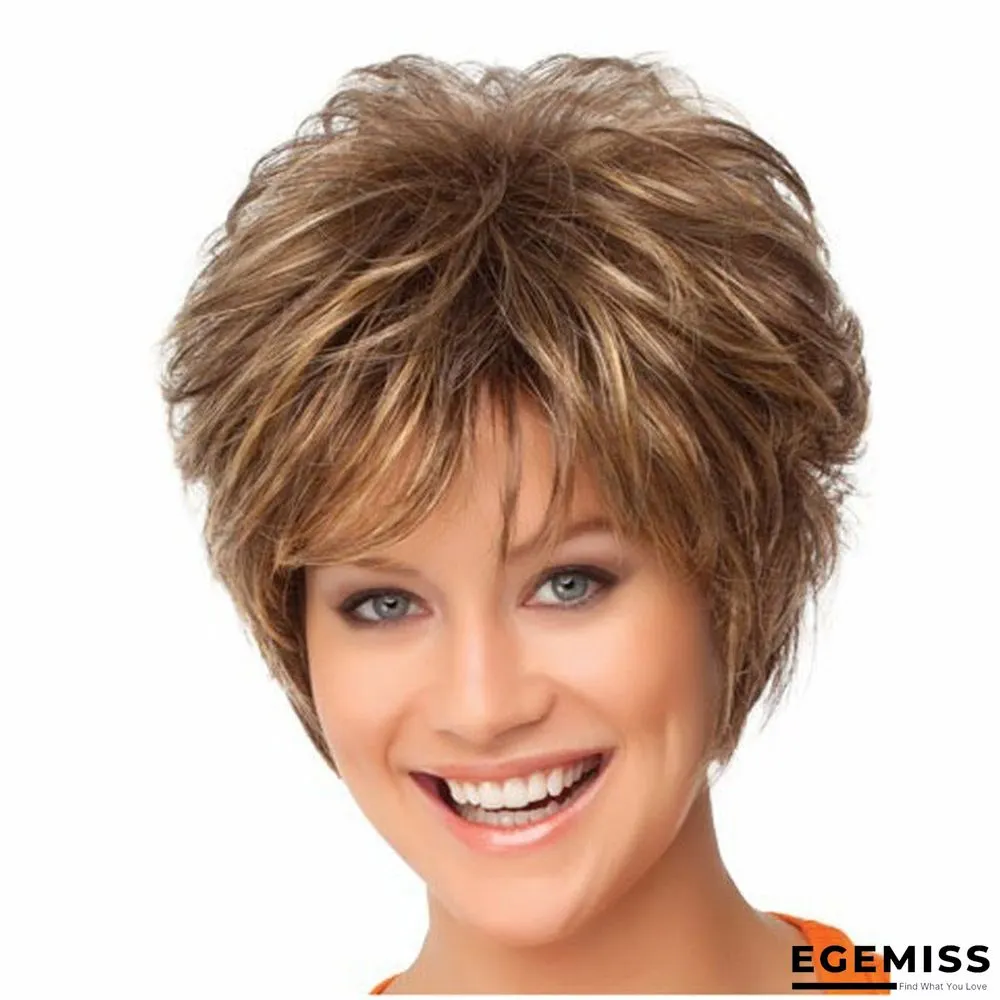 Fashion Short Curly Hair Chemical Fiber Headgear | EGEMISS