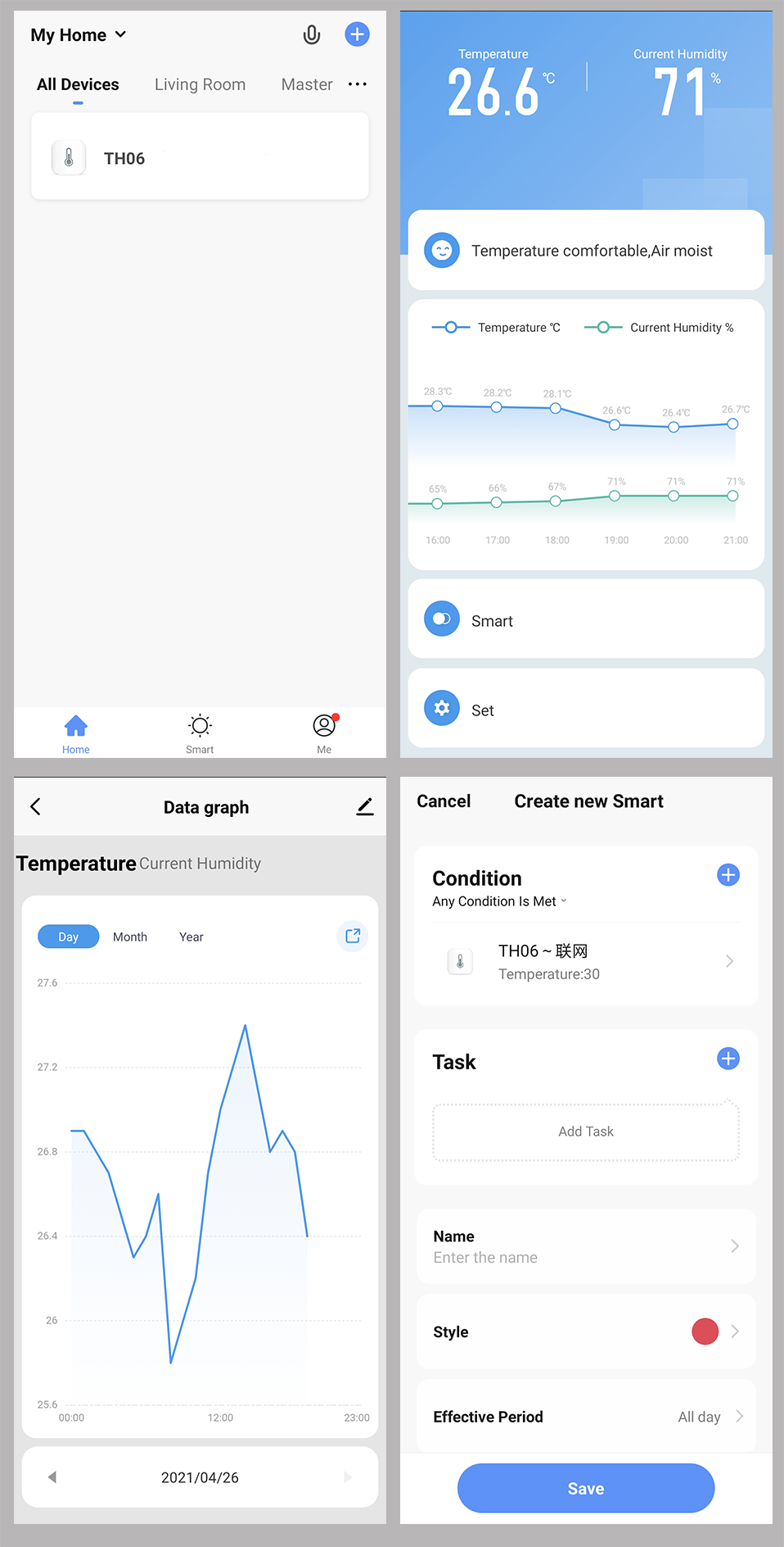 Tuya Smart WiFi Temperature & Humidity Sensor for Smart Home Automatio –  Absolutely Online