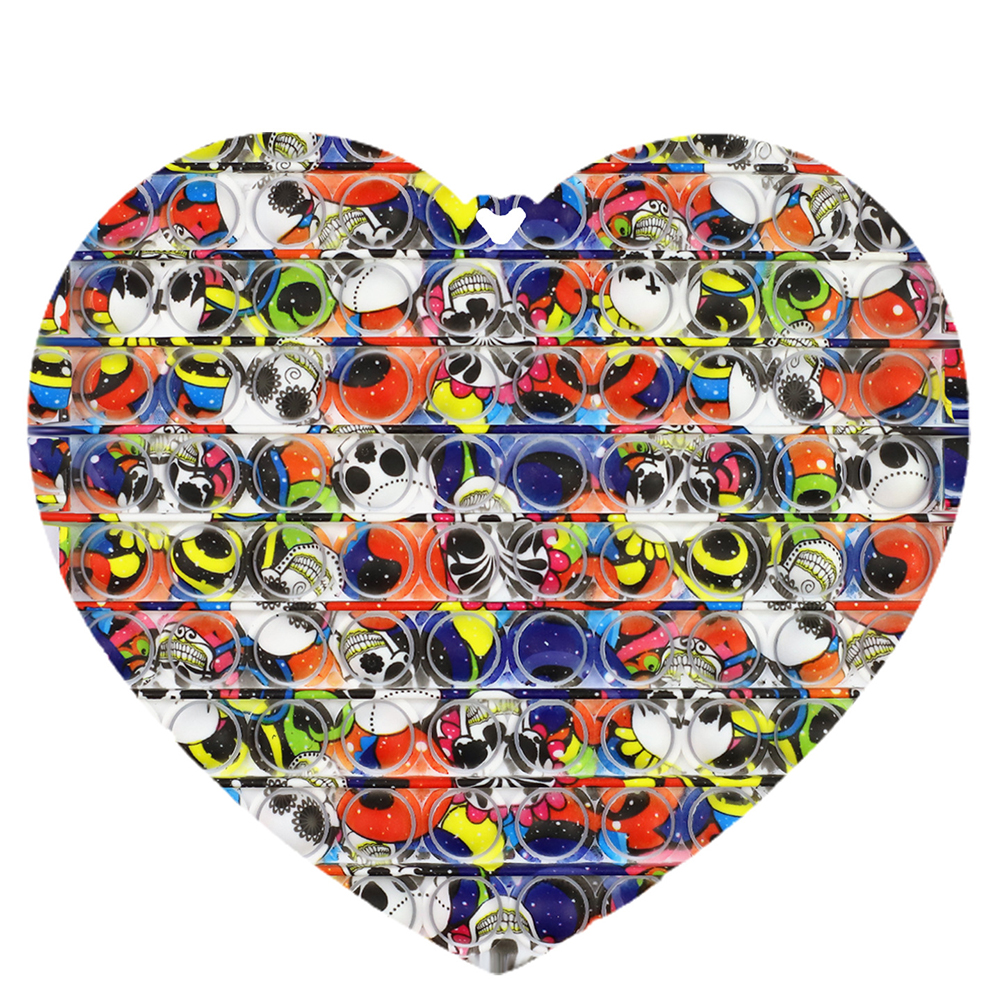 

Heart Mixcolor - Pop It Fidget Toy, 501 Original