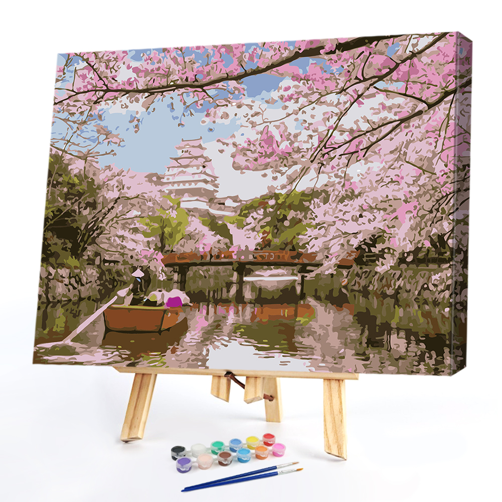 

40*50cm - Paint By Numbers - River Peach, 501 Original