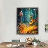 (US Only)Partial AB Diamond Painting - Full Round Drill - Fawn and Dream Forest (Canvas|45*55cm)