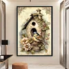 (Big Size) Bird And Birdcage - 11CT Counted Cross Stitch 40*60cm/15.75*23.62in