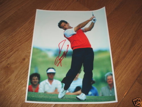 Fuzzy Zoeller Autographed Signed PGA Golf 8.5x11 Photo Poster painting