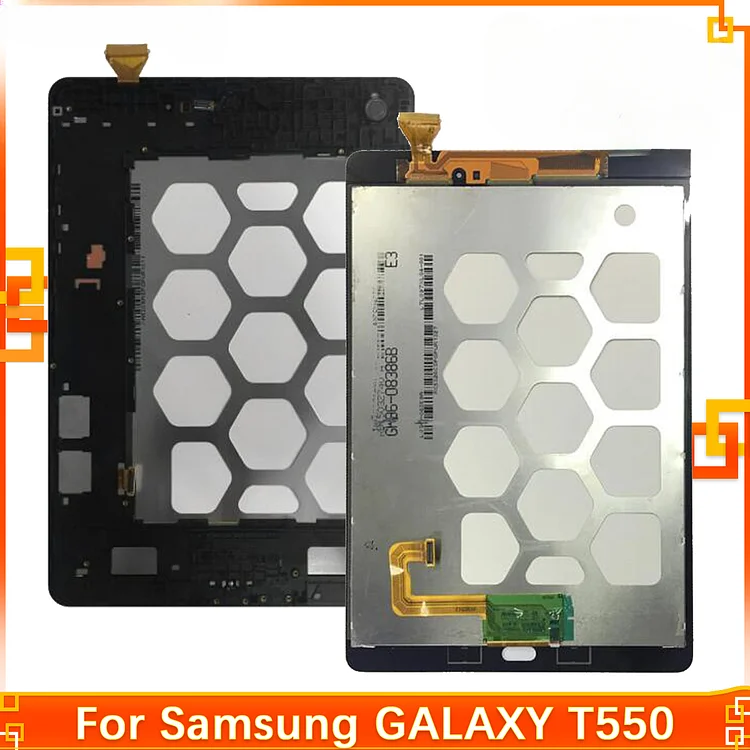 For Samsung Galaxy Tab A SM-T550 T550N T555 LCD Display T551 Touch Screen Digitizer Assembly Replacement  No/With Frame Tested