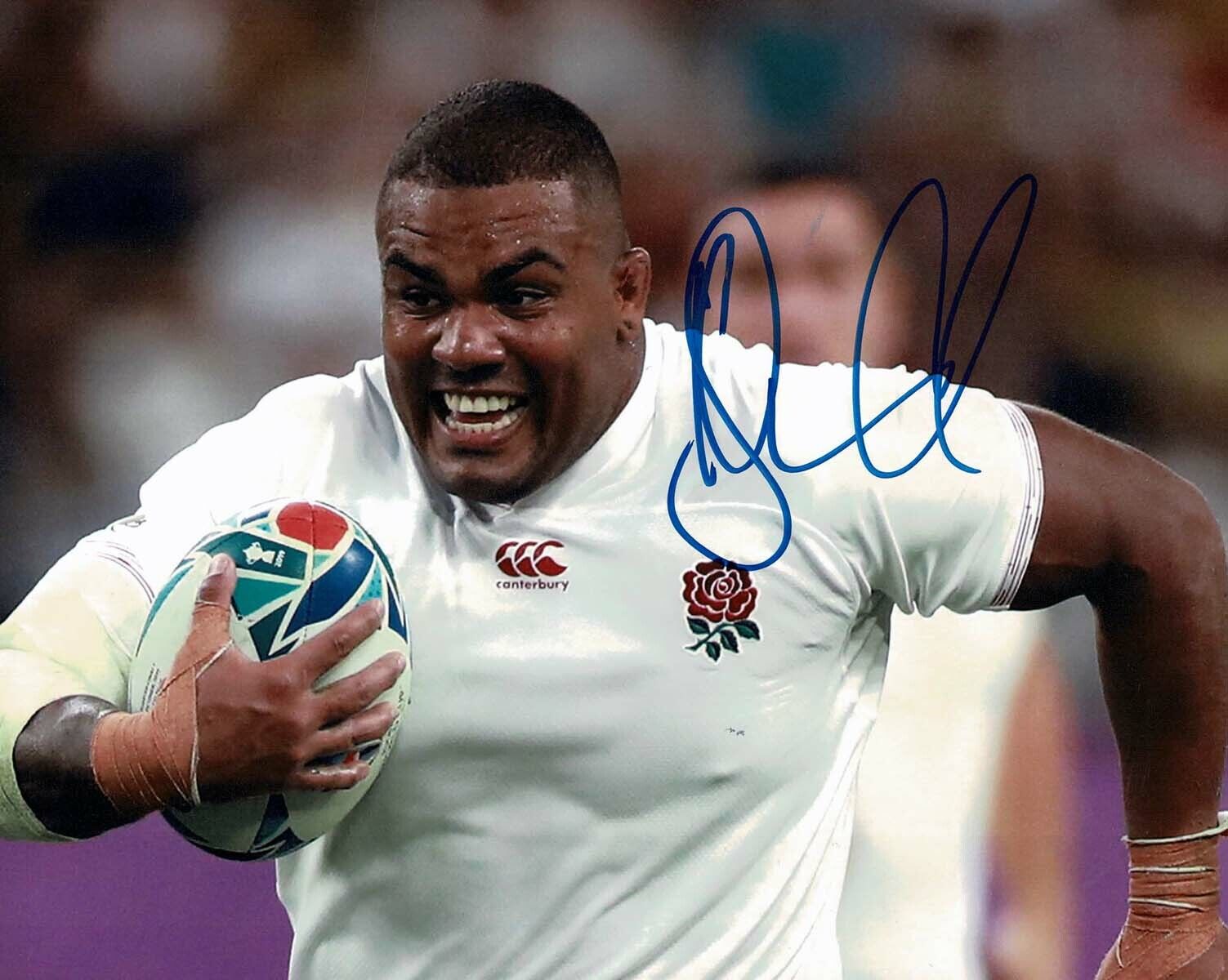 Kyle SINCKLER Signed Autograph England Rugby Prop RUGBY 10x8 Photo Poster painting 1 AFTAL COA