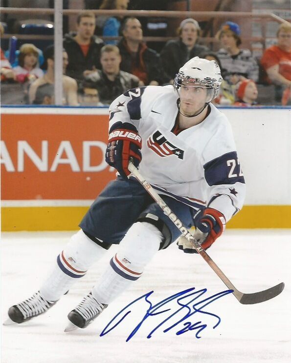 Team USA Brandon Saad Signed Autographed 8x10 Photo Poster painting COA B