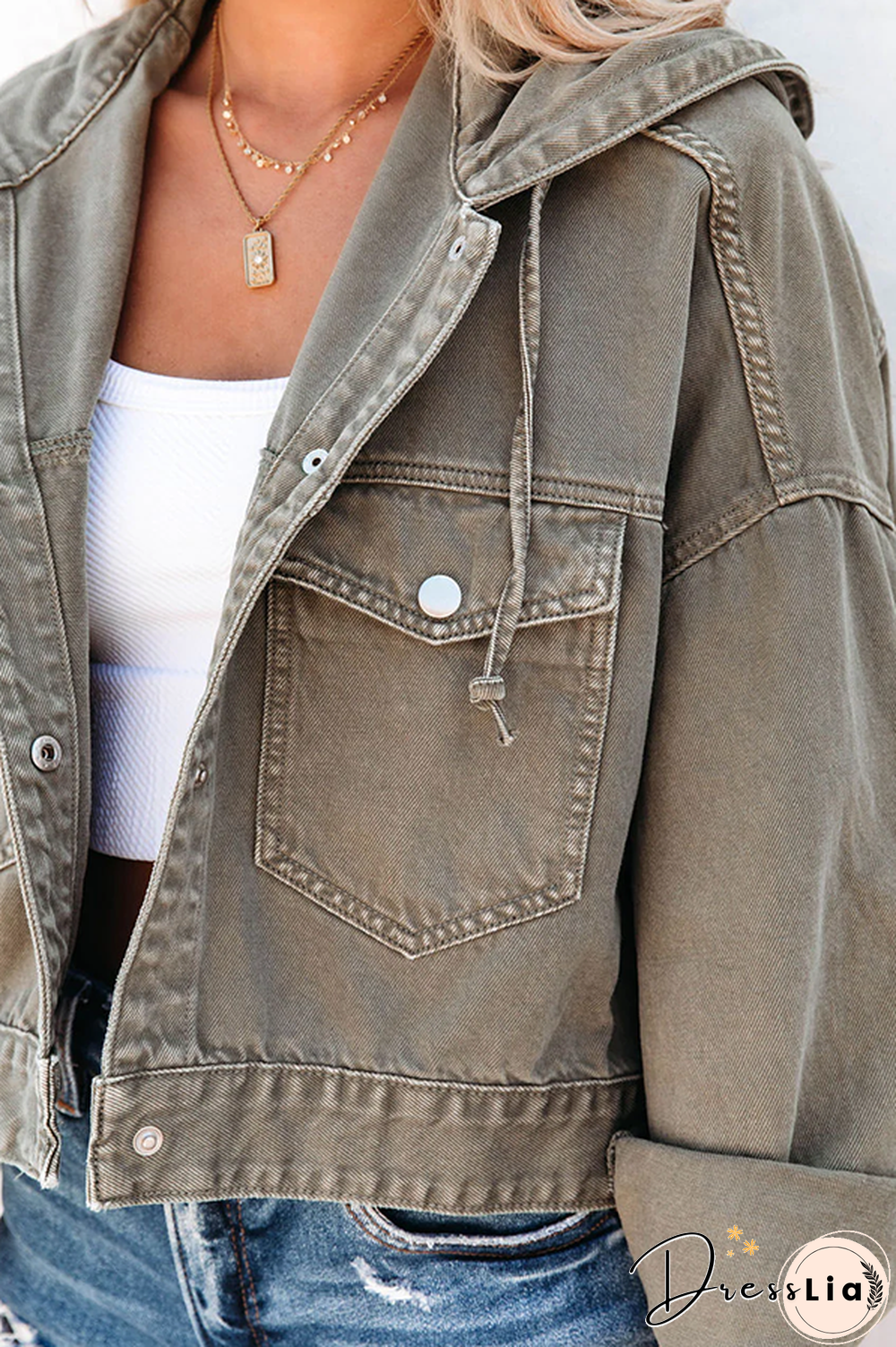 Short But Sweet Crop Hooded Jacket