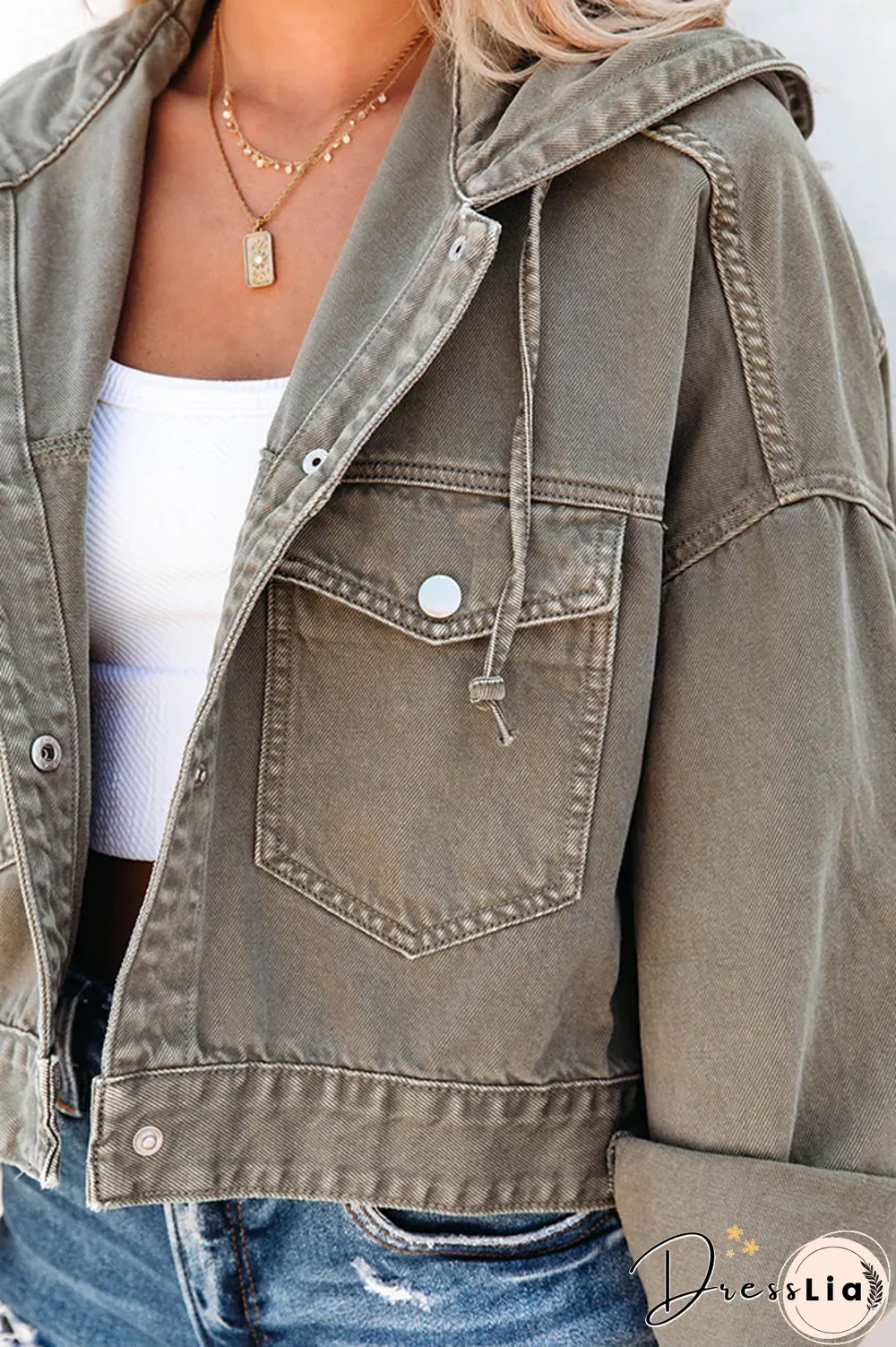 Short But Sweet Crop Hooded Jacket