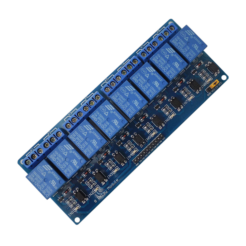 

8-Channel 12V Relay Shield Module for Arduino UNO 2560 1280 ARM PIC AVR STM, 501 Original