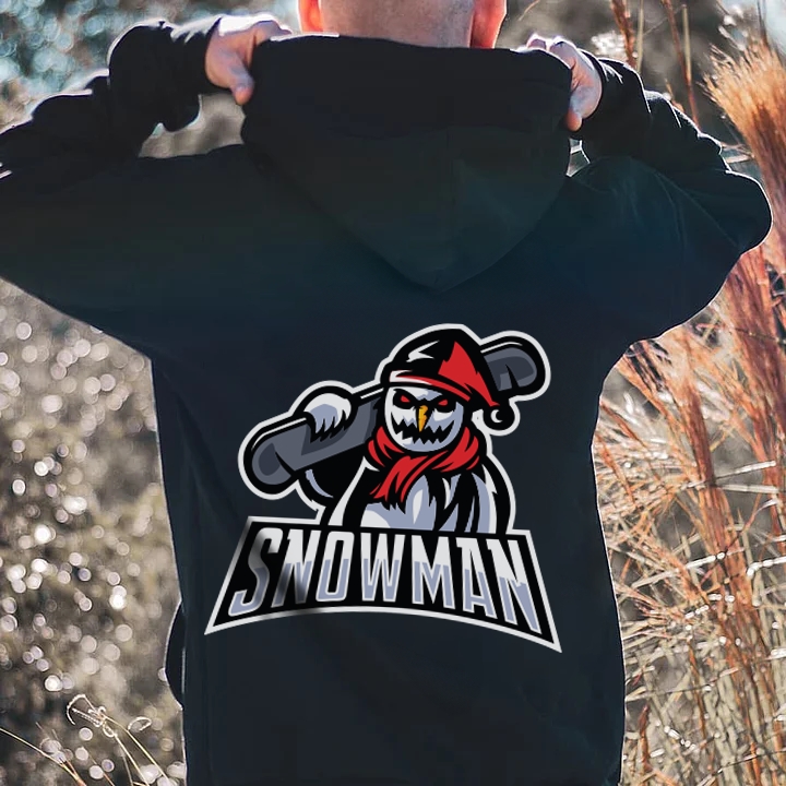 Christmas Skateboarding Snowman Christmas Theme Hoodie
