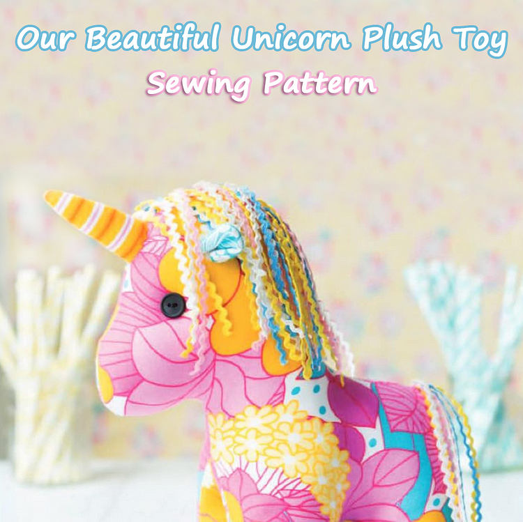 🦄Cute Unicorn Sewing Pattern | Patchwork Toys