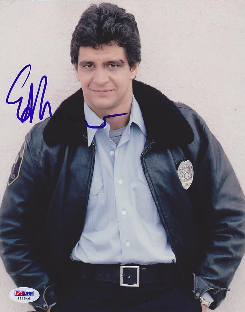 Ed Marinaro SIGNED 8x10 Photo Poster painting Joe Coffey Hill Street Blues PSA/DNA AUTOGRAPHED