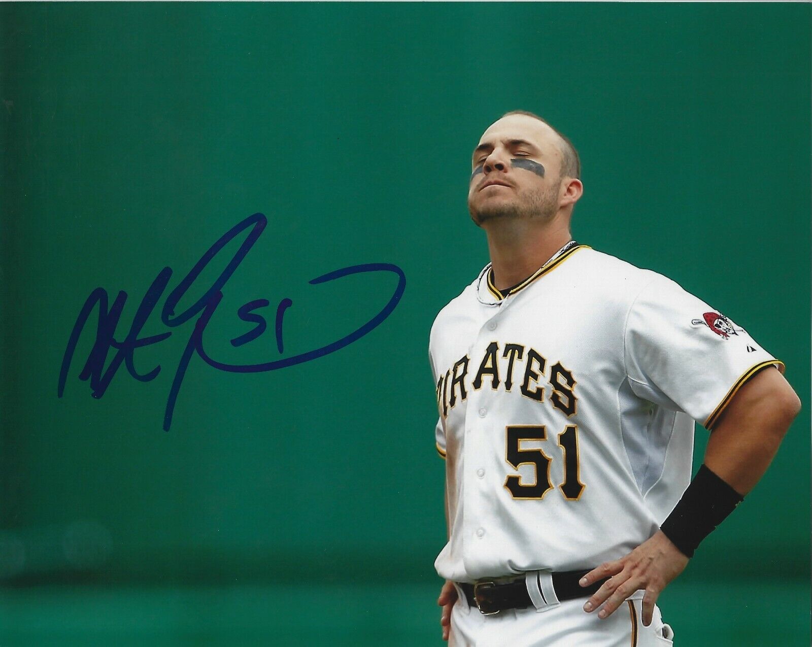 Signed 8x10 STEVE PEARCE Pittsburgh Pirates Autographed Photo Poster painting - COA