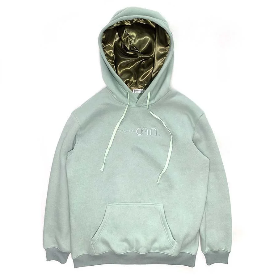 Cozy Roomy Satin Lined Hoodie-Pullover