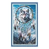 (US Local)Wolf -11CT Stamped Cross Stitch Kit(40x70cm)