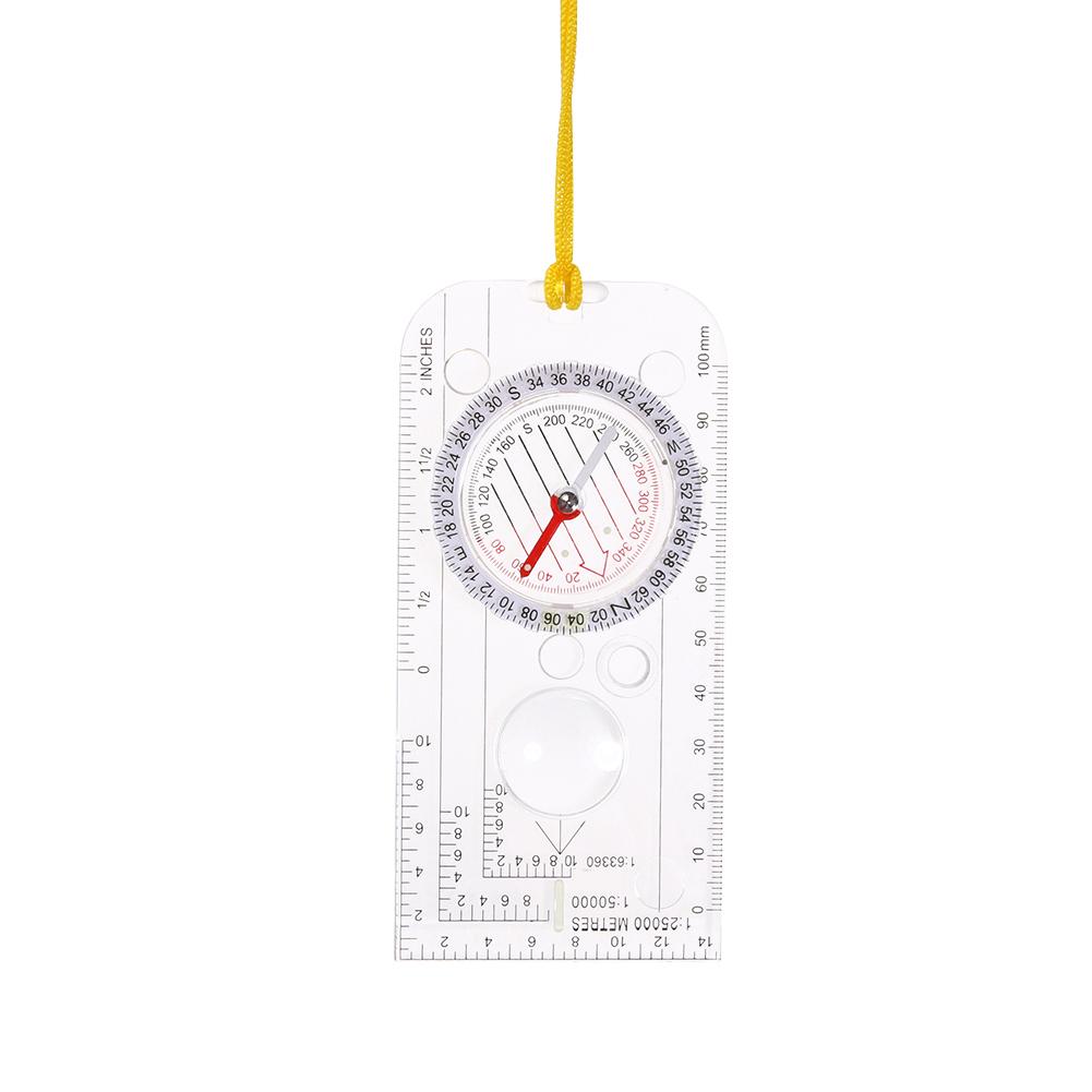 

Orienteering Camping Scouts Baseplate Map Magnifying Compass Ruler Scale, 501 Original