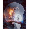 Gandalf Vs Balrog - 11CT Stamped Cross Stitch - 45*55cm