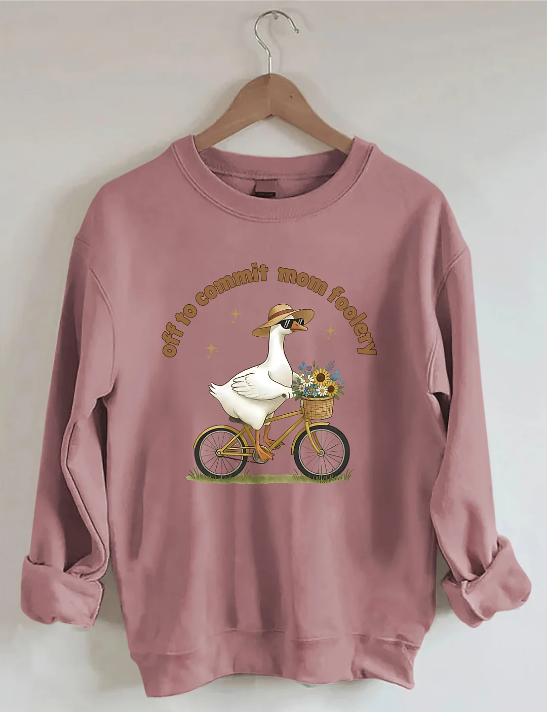 Off To Commit Mom Foolery Sweatshirt