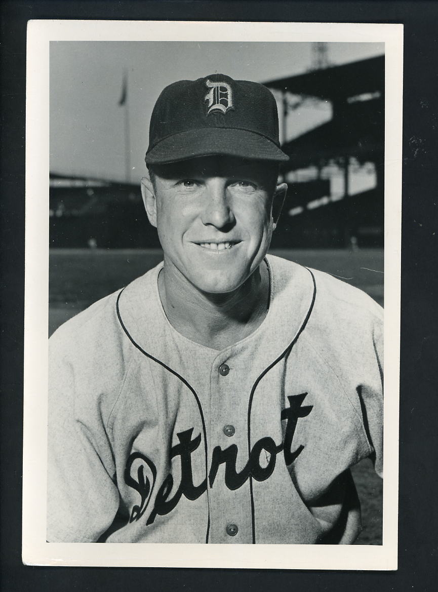 Eddie Mayo circa 1940's Press Original Photo Poster painting Detroit Tigers