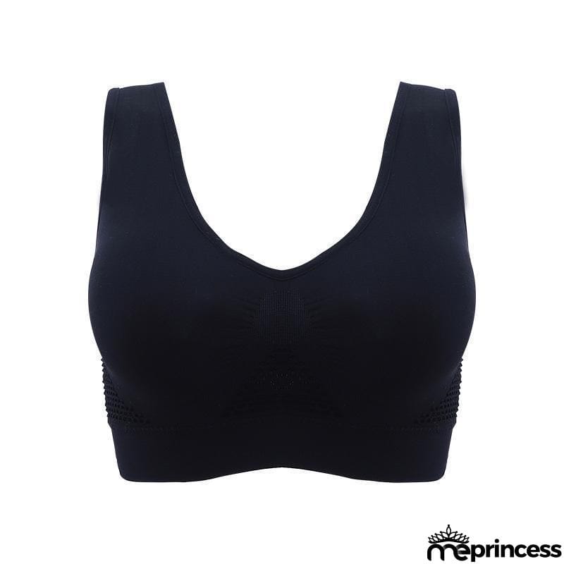 Fashion Hollowed-Out Breathing-Hole Sports Bra