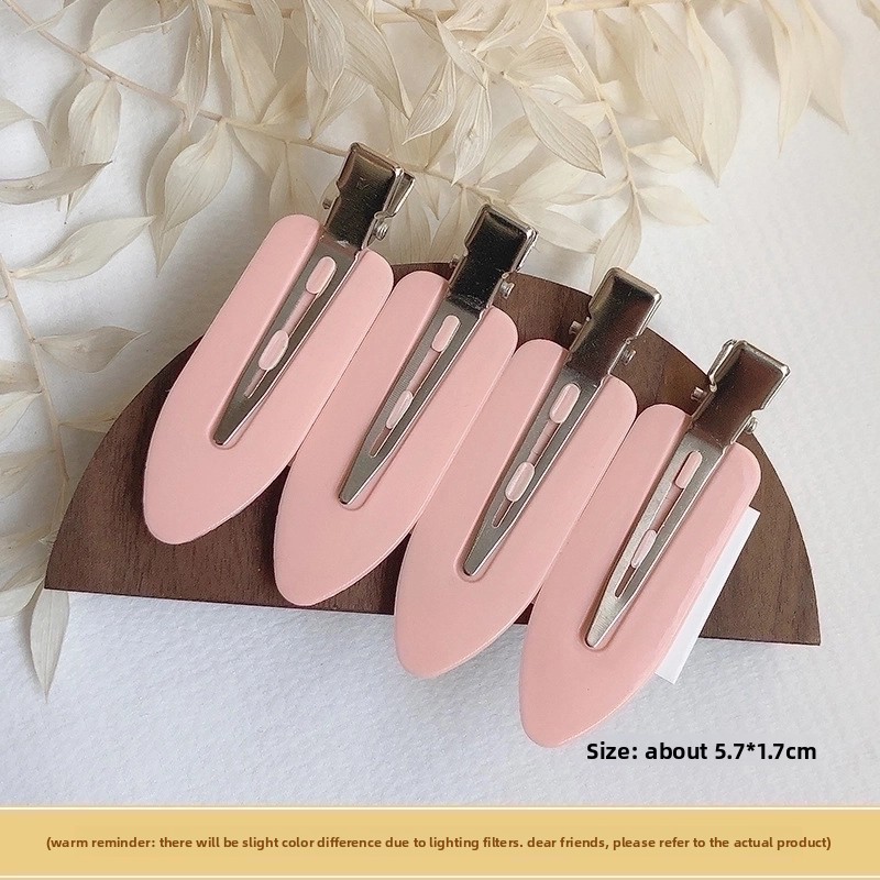 Japanese Seamless Hairpin Ouyang Nana Bangs Clip Hair Breaking Artifact Female Hairpin Makeup Shaping Duckbill Clip