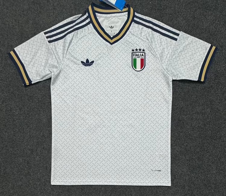 2025-26 Italy Away White Shirt - Fan Edition