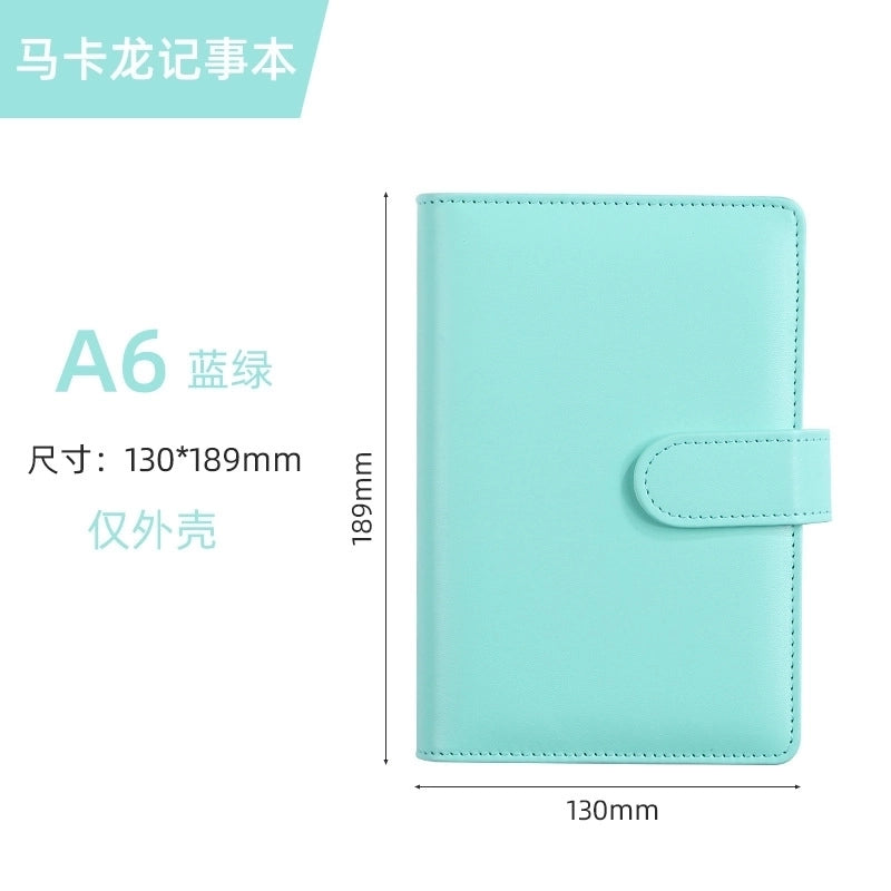 Creative Solid Color Macaron Student Stationery Loose-leaf Notebook