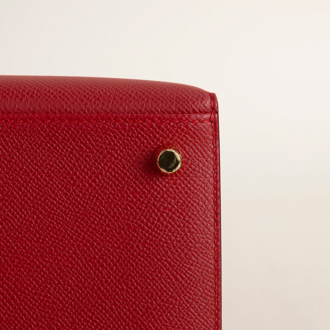 Kelly28 Epsom Q5 Rouge casaque GHW