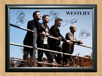 Westlife Mark Feehily Shane Filan Kian Signed Autographed Photo Poster painting Poster Print Memorabilia A2 Size 16.5x23.4