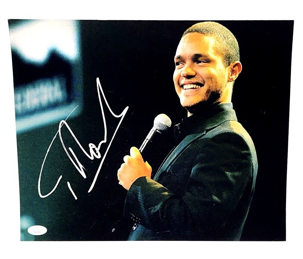 TREVOR NOAH HAND SIGNED AUTOGRAPHED 11X14 COMEDY Photo Poster painting WITH JSA COA 2 VERY RARE