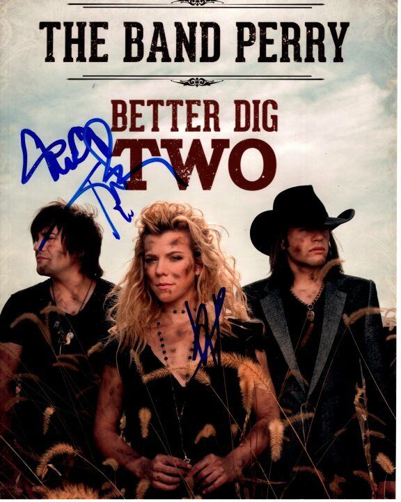 THE BAND PERRY signed autographed 8x10 Photo Poster painting