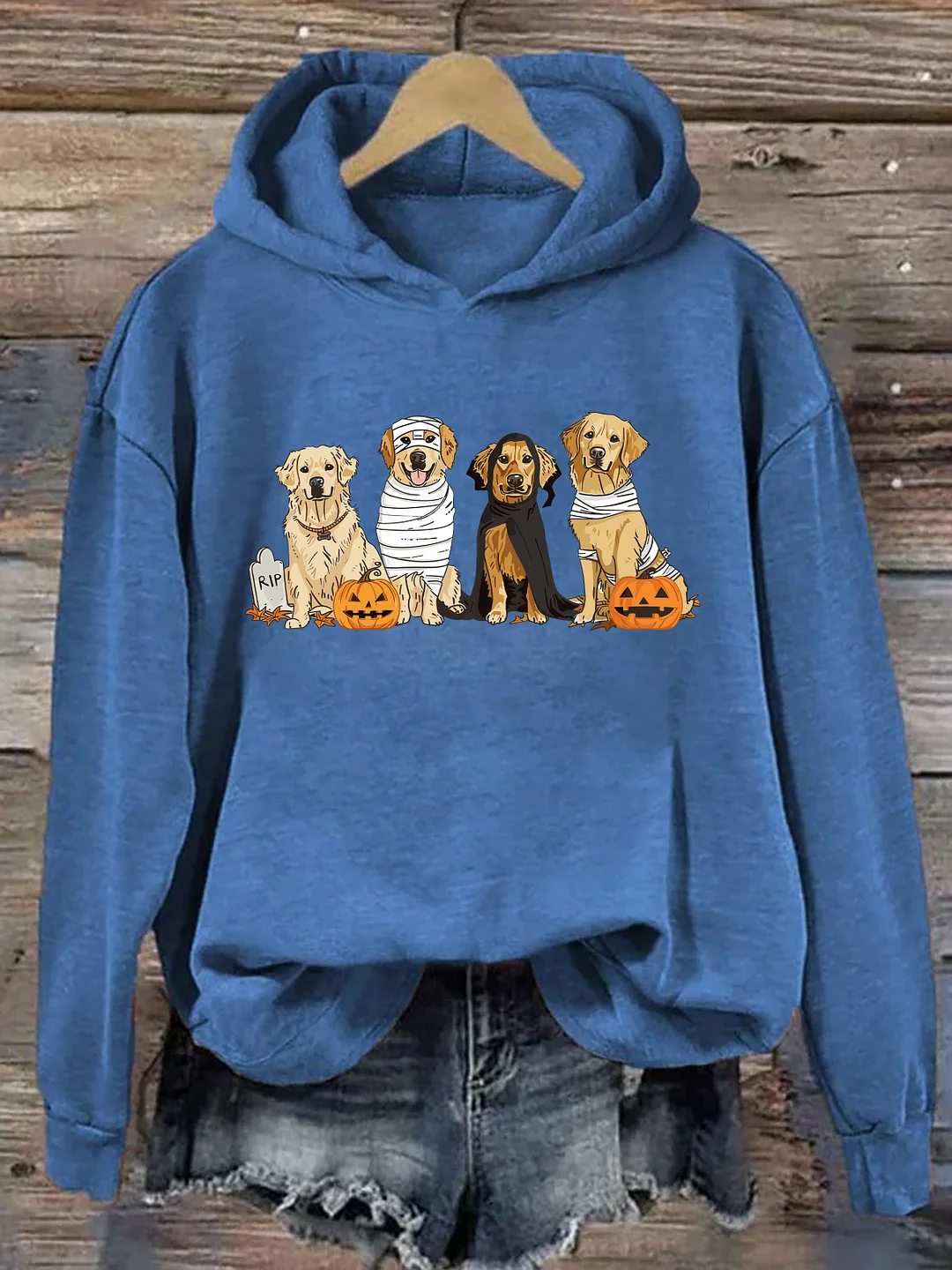 Golden Retriever Ghost Dogs Hoodie