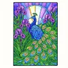 Peacock 5D DIY Diamond Art Painting Notebook Kit 50 Pages A5 Rhinestone Art Painting Notebook Kit for Adults Beginners Holiday Birthday Gift