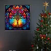 Tree Life Glass Painting-Full Round Diamond Painting 30*30CM