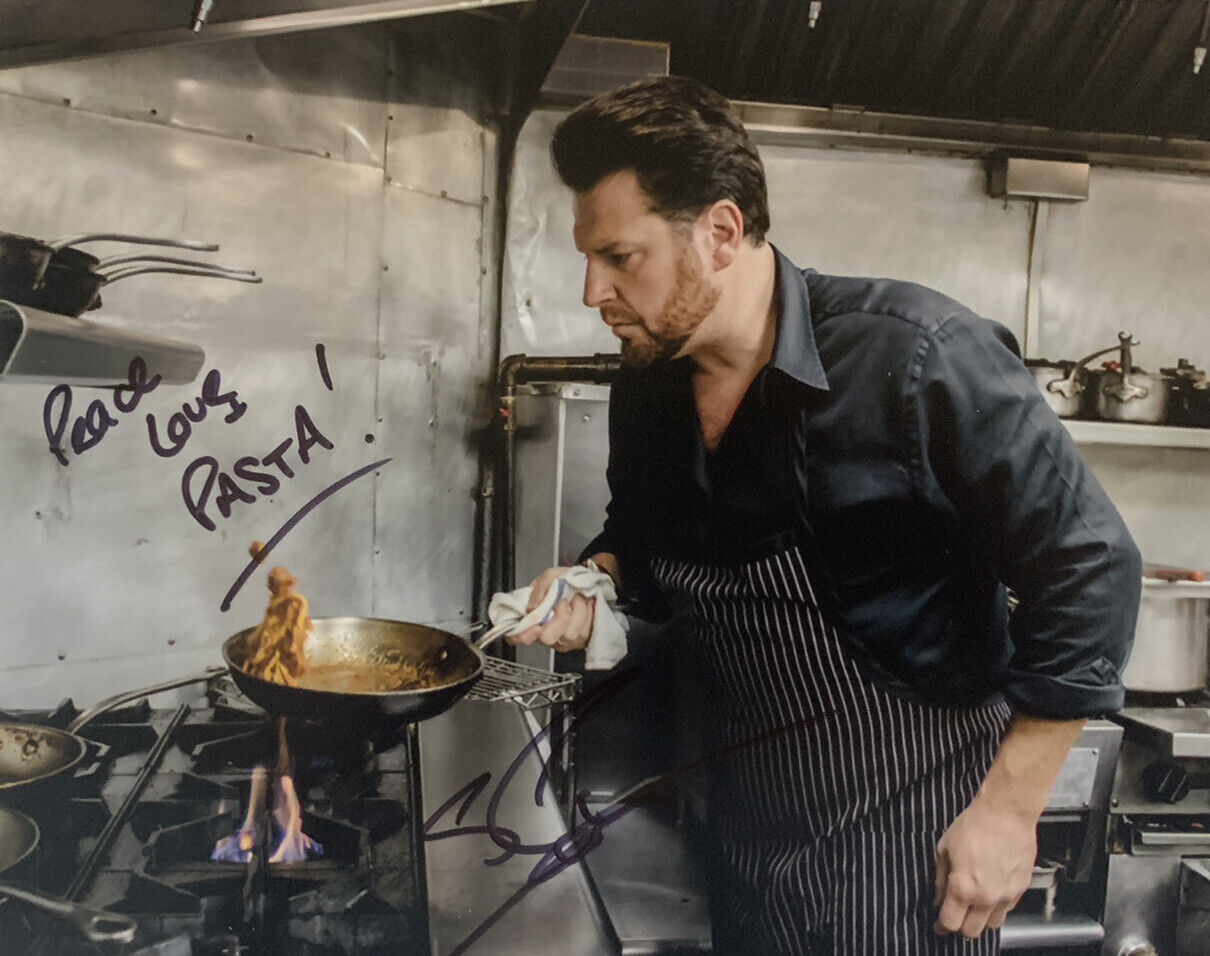 SCOTT CONANT HAND SIGNED 8x10 Photo Poster painting AMERICAN CHEF AUTOGRAPH RARE COA