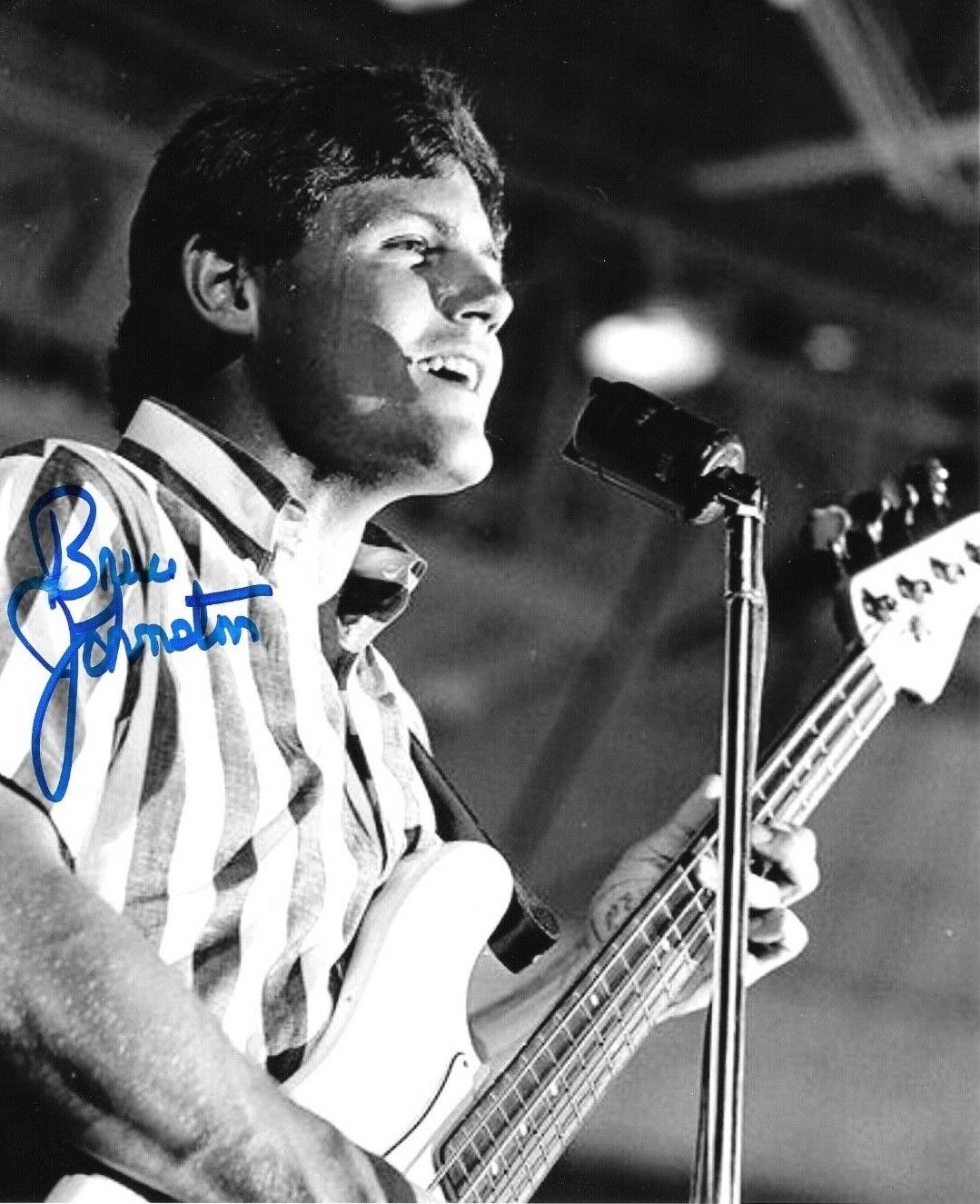 * BRUCE JOHNSTON * signed 8x10 Photo Poster painting * THE BEACH BOYS * COA * 52