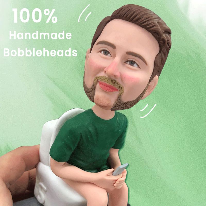 Fully Customized Headtotoe Bobblehead Custom Businessman Bobblehead